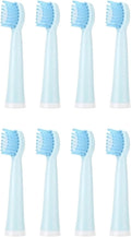 for AUX A11 Electric Toothbrush Replacement Heads Compatible for UPHYLIAN/KONKA/PHYLIAN Soft Brush Bristles Nozzles(8PCS Blue)