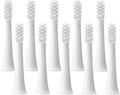 Brush Heads for XIAOMI T100 20/50/100Pcs Sonic Electric Toothbrush Soft Dupont Bristle Vacuum Nozzles Refills(10Pcs White)