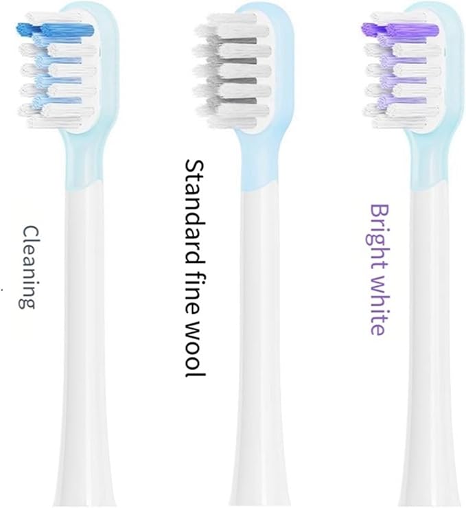 Compatible for Laifen Full Range Replacement Electric Tooth Brush Heads Clean Version(As Shown Clean)