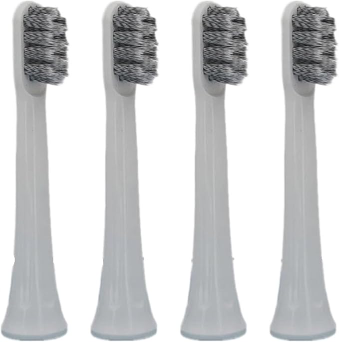 12pcs Toothbrush HeadsCompatible for T100 Replacement(Gray)