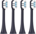 Replacement Toothbrush HeadsCompatible for Mijia T301/T302/T501C Sonic Electric Soft Bristle Nozzles(4 pcs Purple)