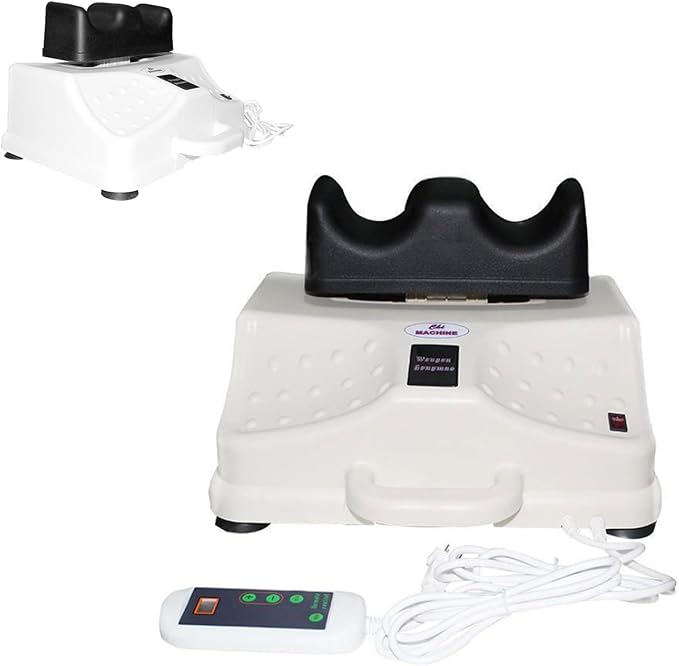 Swing Foot Massager Portable Electric Aerobic Exerciser Gear Speed Adjustable Relax Foot Pain ReliefFitness Blood Chi Machine with Controller