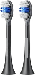 Toothbrush Replacement Heads Compatible with X3 Series X3U X3pro D2 D3S D5(2 Clean Black)