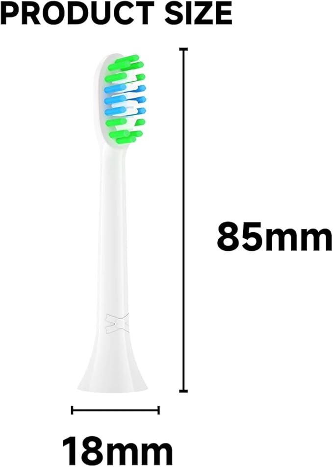 4/8/Pcs Replacement Toothbrush Heads Compatible For Philips Replacement Electric Brush Head 6500 6100 7500 5300(8HB100)