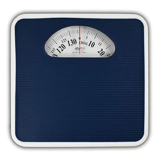 Household Personal Scales Analog Dial Bathroom Scales Easy to Read and Stable Platform Square