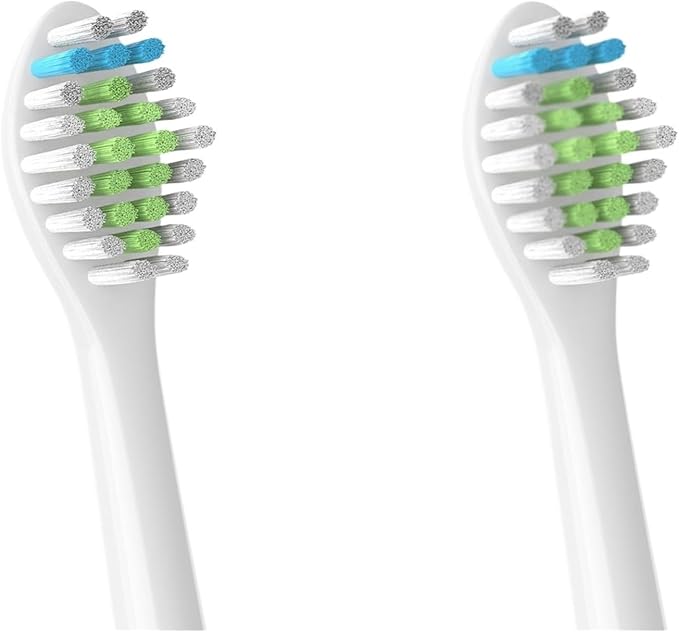 4pcs Replacement Brush Head Compatible with PH Sonic Care Diamondclean Electric Toothbrush(12pcs White)
