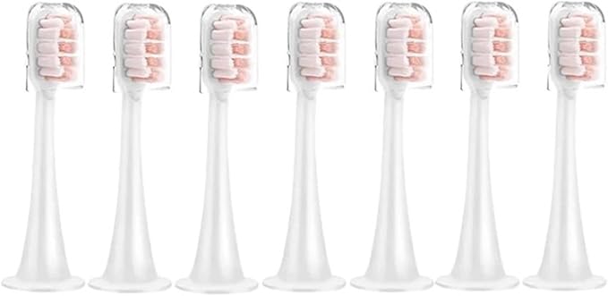 14pcsCompatible for T300/T500/T700 Replacement Brush Heads with Caps Sealed Package Soft(Pink)
