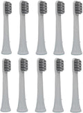Toothbrush Replacement Heads Compatible for T100 Mi Smart Electric 2 Color(Gray 10pcs)
