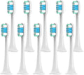 Replacement Toothbrush Head Compatible for Mijia T300/T500/T500C/T700(10pcs Bluegreen)
