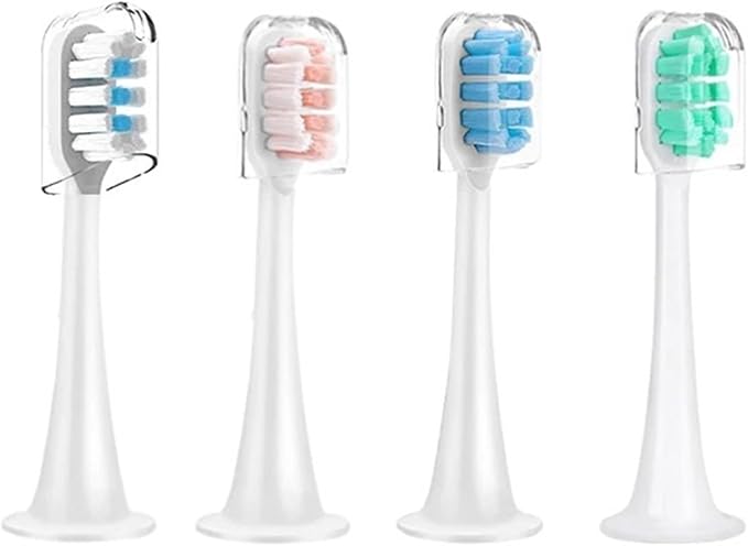 4pcs Replacement Brush Heads for T300 T301 T500 Electric Toothbrush Head(F)
