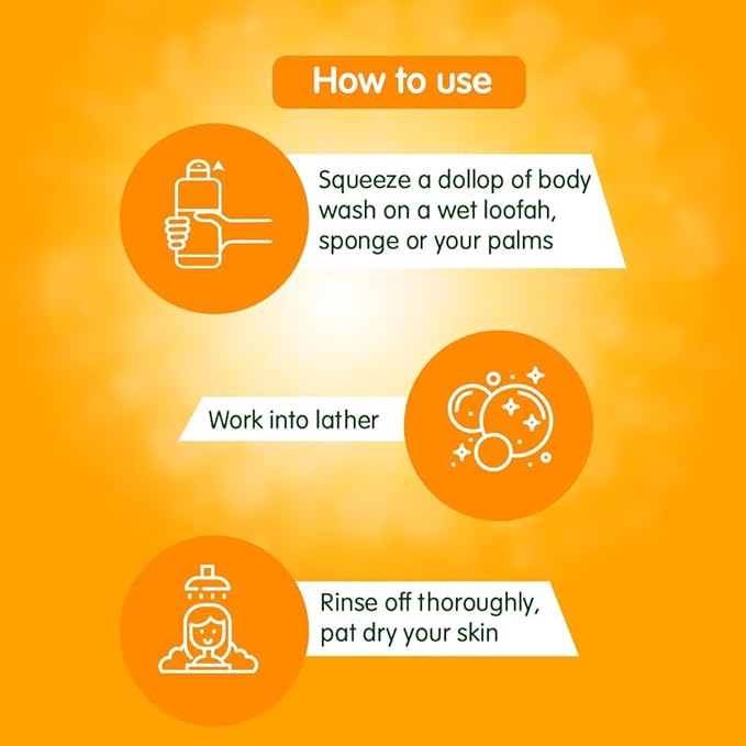 Bodyfy Vitamin C Brightening Body Wash 500 Ml | Radiance &amp Glow|Paraben Free | All Skin Types