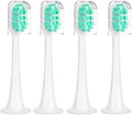 4pcs Replacement Brush Heads for T300 T301 T500 Electric Toothbrush Head(A)
