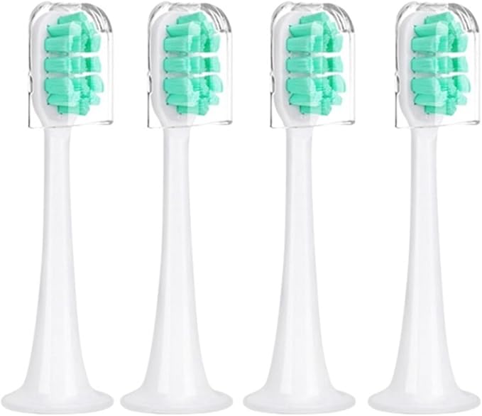 4pcs Replacement Brush Heads for T300 T301 T500 Electric Toothbrush Head(A)