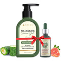 ABERA Folliculitis Body Wash and Grapefruit Hair Regrowth Serum