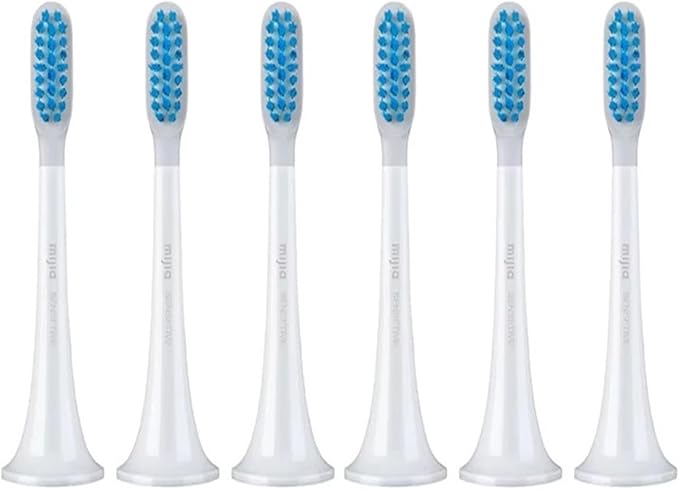 3/6 Pieces Suitable for Xiaomi Mijia T300 T500 Electric Toothbrush Head Replacement(6PCS Sensitive Heads)