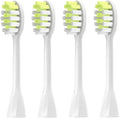 4Pack Replacement Toothbrush Heads Compatible with Ph One Soni Care Electric Head HY1100 HY1200 BH1022(White)