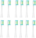 8/12Pcs Soft Vacuum Bristle Toothbrush Heads for Electric Sonic Replacement Brushes(12pcs White)