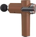 Portable Plastic Massage Gun with 99 Speeds and 8 Massages Heads Whole Body Percussion Electric Muscle Massager for Pain Relief Powerful(Brown)