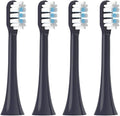 Replacement Toothbrush Heads for Xiaom Mijia T301/T302/T501C Electric(4 pcs Purple)