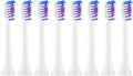 Replacement Brush Heads Compatible with HX3/HX6/HX9 Series Electric Toothbrush HX6064(4pcs)