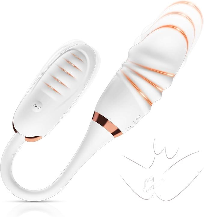 Wearable Vibrating Massager - Double Head Relaxes Muscles 9 Speeds Viboators Toy- Electric Foot Silent Personal for Sports Massage Tools Relaxation PW001 (Medium)