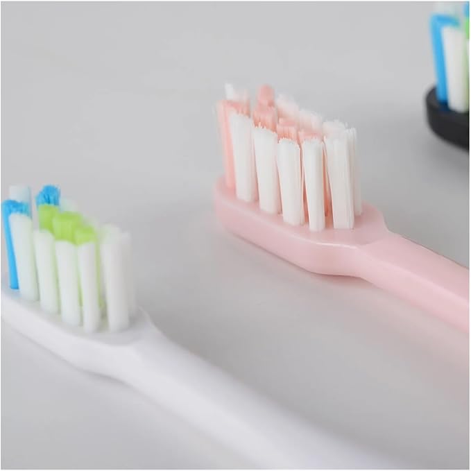 Replacement Brush HeadsCompatible for SOOCAS X3U/X3Pro/X5/V1/D2/D3 6/12pcs Bristle Heads Electric Toothbrush(SHUSHI-WH4PK4BK4)