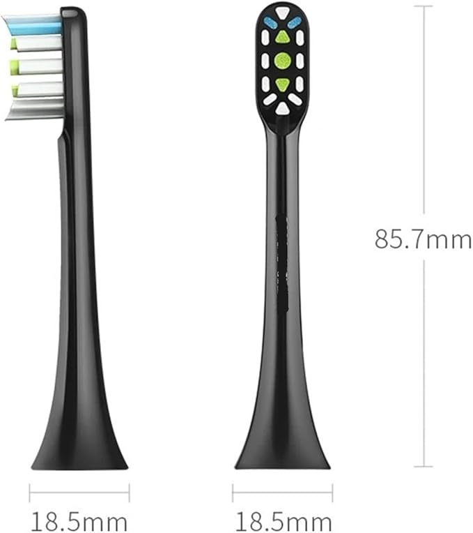 Compatible for SOOCAS Electric Toothbrush Compatible for X1 X3 X3U X5 Teeth Brush Replacement Heads(White 4 pcs)