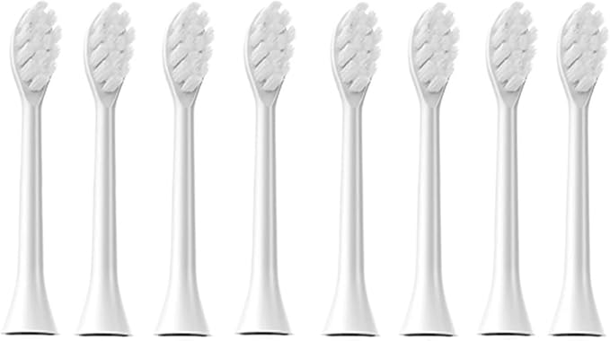 8PCS Replacement Toothbrush HeadCompatible for SUBORT S6 Wave Electric