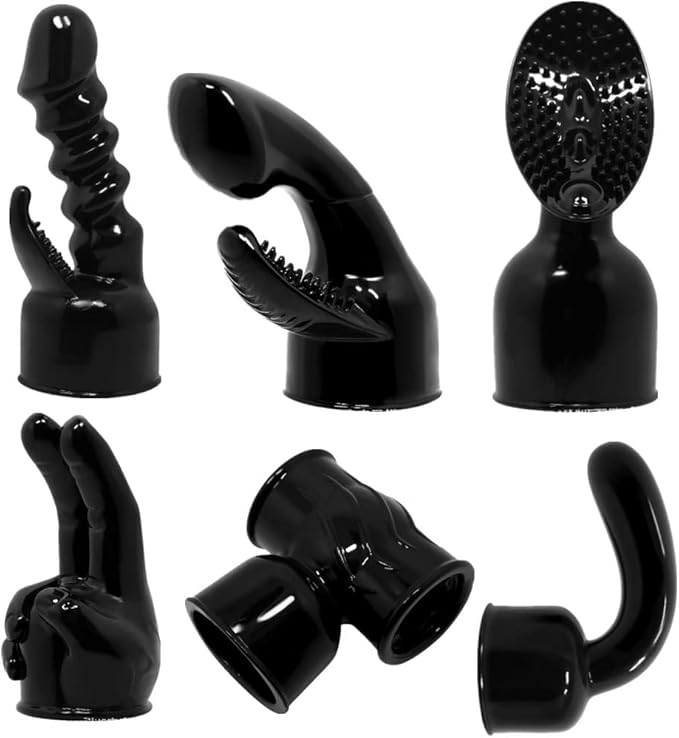 NUHUi 6Pcs Electric Massage Wand Attachments Muscle Massager Gun for Hitacih Mini Wand Accessorie Massaging Neck Legs Back Part