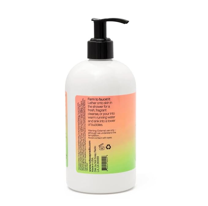 Not Soap Radio watermelon basil mint | bath/shower gel | farm to bottle