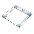Sanitas SGS 06 Glass Bathroom Scales Bathroom Scales Up to 150 kg Capacity and Large Display Clear