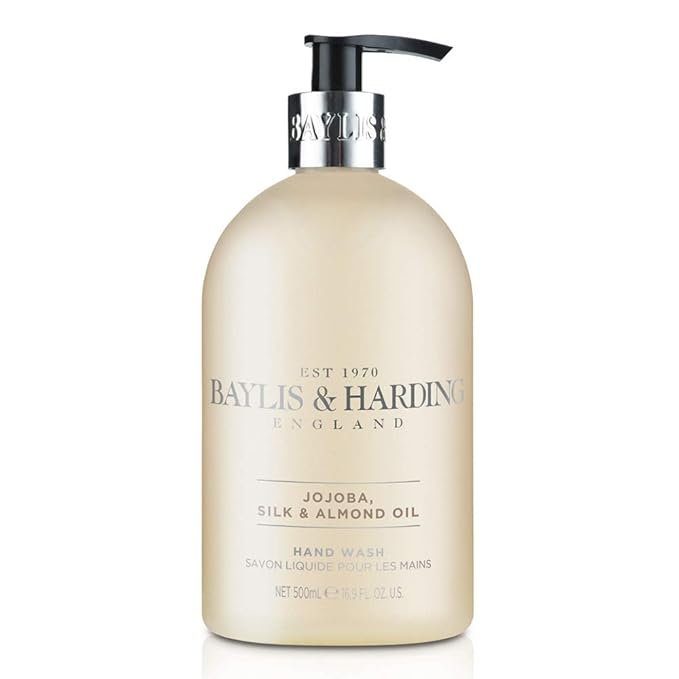 Baylis &amp Harding Jojoba Silk &amp Almond Oil 16.9 Ounces Hand Wash Pack Of 3