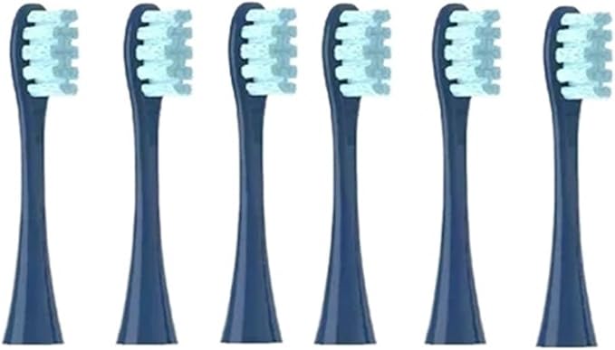 6PCSCompatible for X/PRO/ Z1/ F1/ One/Air 2 /SE Electric ToothbrushCompatible for Adults Replacement Hot Sonic Cleaning Heads(6Pcs9)