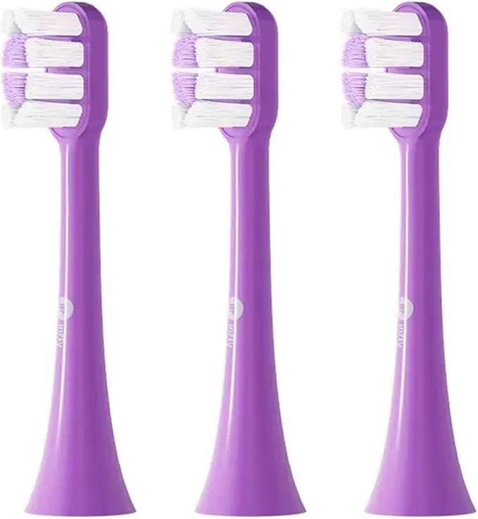 Replacement Toothbrush Heads Compatible for Revyline RL070 Electric Accessories Nozzles Bristles(8PCS White)