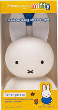 The Crème Shop Miffy Flower Garden Shower Gel Body Wash with Hydrating and Nourishing Hyaluronic Acid and Niacinamide Miffy Pump Bottle Garden Rose Juicy Apples and Fresh Pears Scent 340 mL