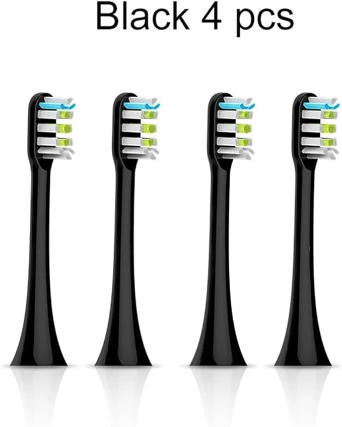 Electric Toothbrush Heads Replacement X1 X3 X3U X5 Teeth Brush Replacement Heads(White 2 pcs)