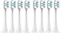 Replacement Toothbrush Heads Compatible for T300 T500 T7008PCS(8pcs White-Blue)