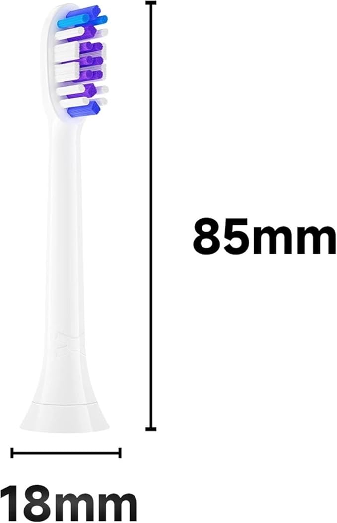 4/8PCS Toothbrush HeadCompatible for Philips Sonicare HX5/HX6/HX9/HX8/HX7 Series Models Hx6920 HX5100 HX6100 HX6610(8PCS)