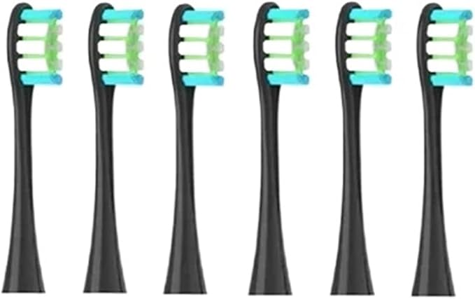 6PCSCompatible for X/PRO/ Z1/ F1/ One/Air 2 /SE Electric ToothbrushCompatible for Adults Replacement Hot Sonic Cleaning Heads(6Pcs10)