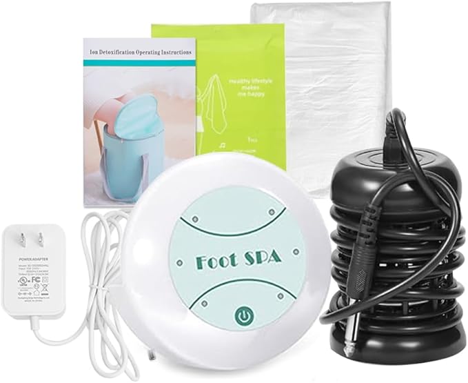 Portable Ionic Foot Bath Detox Machine - Ionic Detox Foot Spa Ion Cleanse for Home Use Home Salon Spa Detox Machine Healthy Detoxification