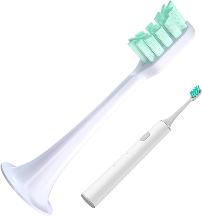 8 Replacement Heads Compatible for T300 and T500 Sonic Electric toothbrushes(8 Pink)