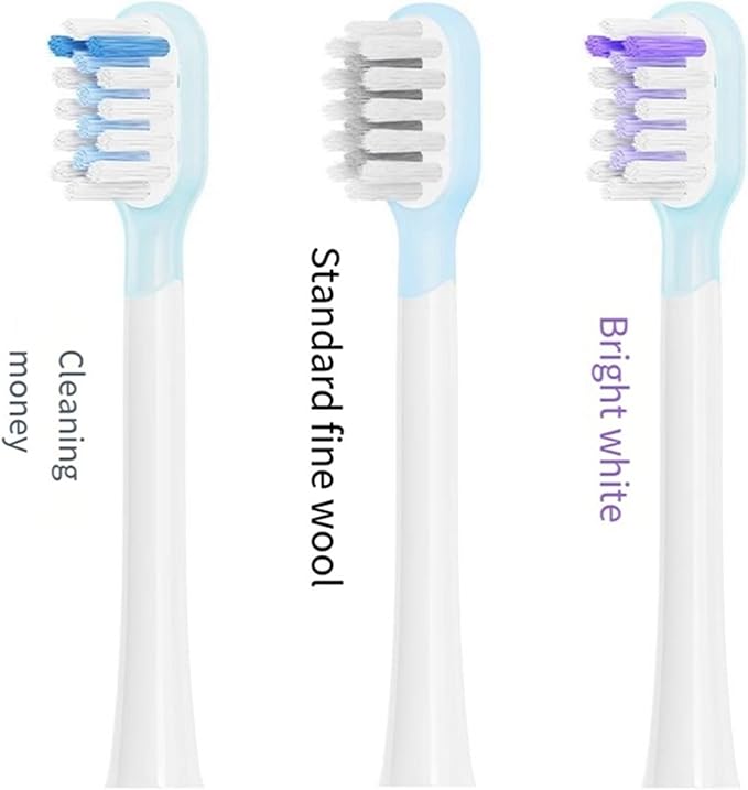 20pcs Compatible for Laifen Replacement Tooth Brush Heads Clean(As Shown Bright Whit)