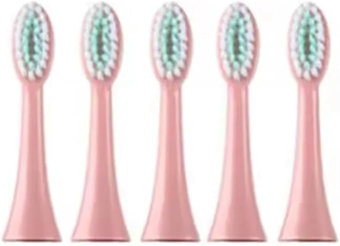 5pcs Soft Brush Heads Original Replacement for Children's Smart Sonic Electric Toothbrush Accessories(White 5pcs Head)
