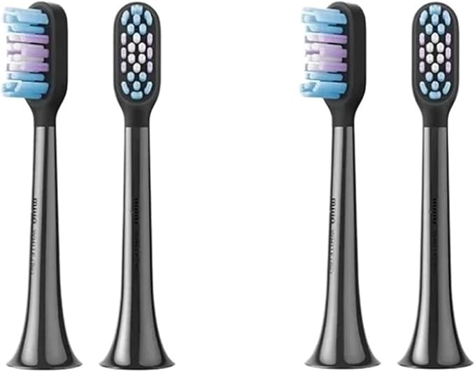Compatible for Xiaomi Mijia Electric Toothbrush Head for T501 T501C Replacement Heads 2pcs/ Suit Partition Brush(White)