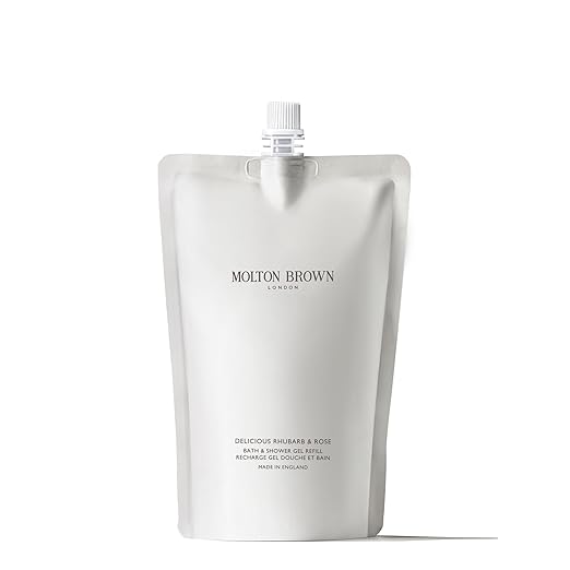 Molton Brown Delicious Rhubarb &amp Rose Bath &amp Shower Gel Refill 400 ml