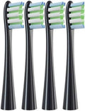 16pcs Toothbrush Replacement Cleaning Tooth Brush Heads Compatible for X PRO / Z1/ F1/ One/Air(16PCS-Black)