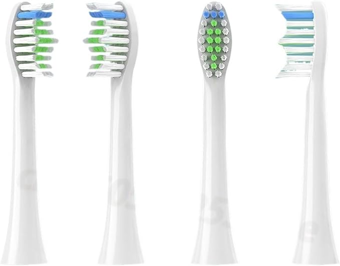 10PCS Replacement Toothbrush HeadsCompatible for DOXO D5/D5Z/D8X/D8Z/D9/D10 Soft(10PCS Pink)