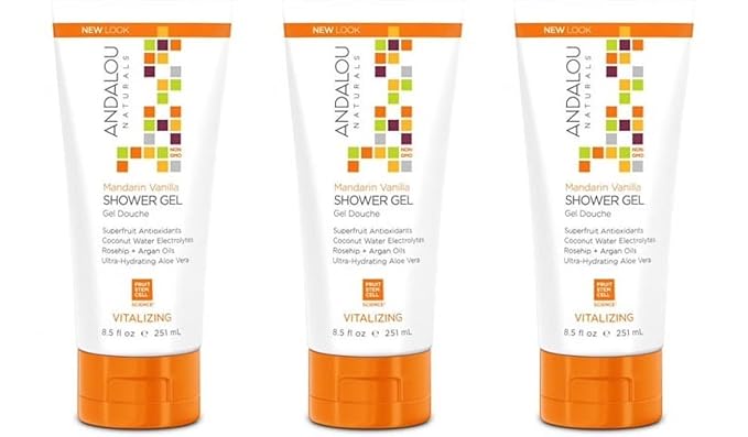 Vitalizing Mandarin Vanilla Shower Gels 8.5 fl. Oz(pack of 3)