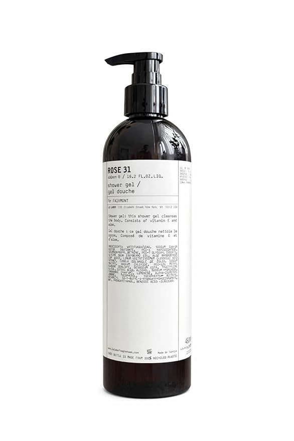 Rose 31 Shower Gel 480ml 16.2 fl oz Vitamin E and Aloe Body Cleanser