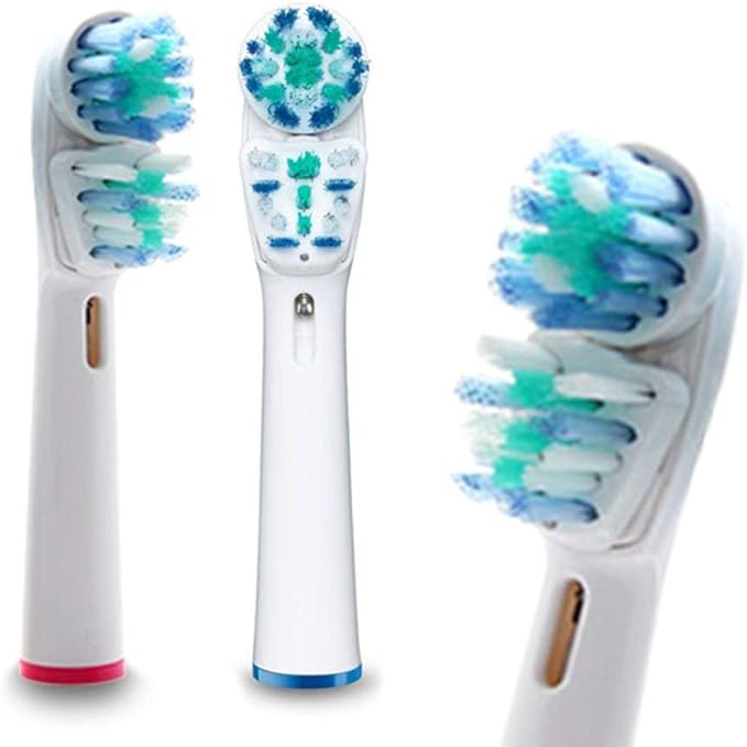 Double Clean Brush Heads Compatible with Braun Oral-B Dual Clean Electric Toothbrush - Pack of 16